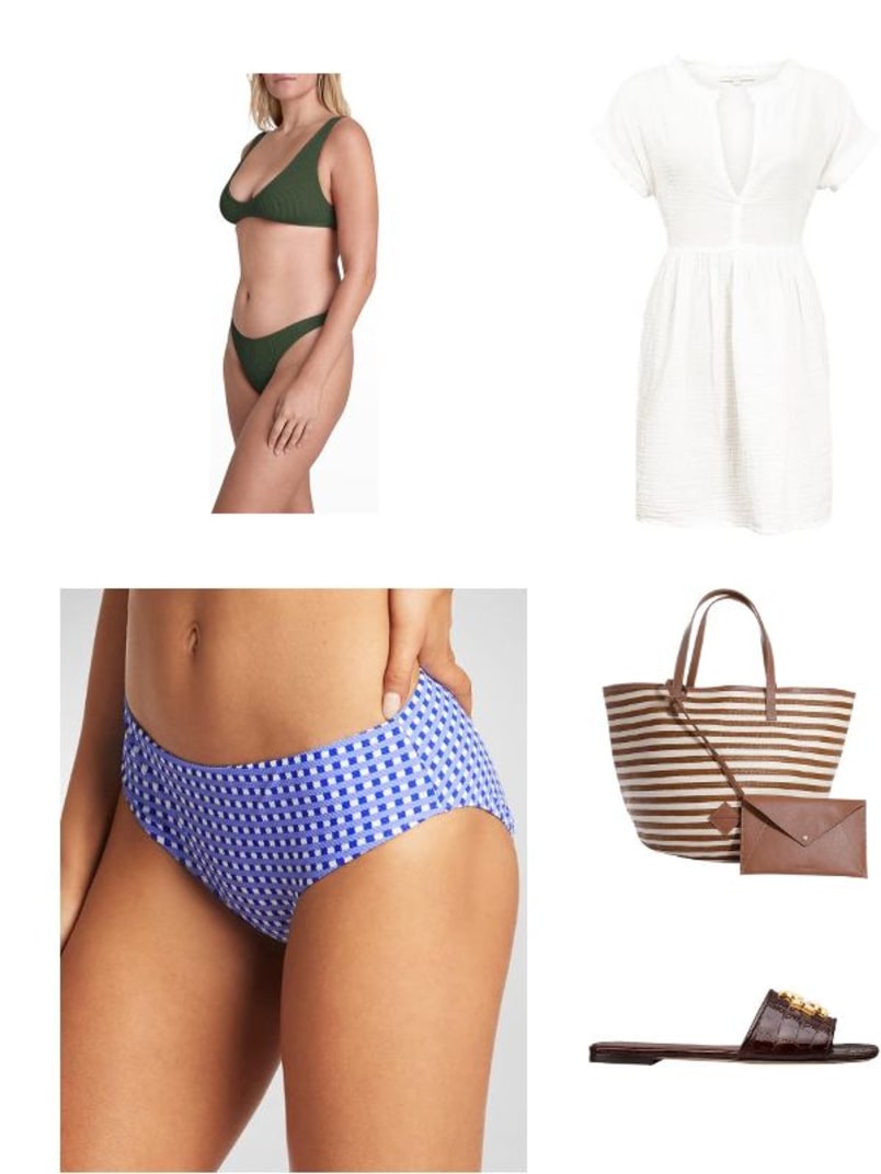 Sea Level Swim Checkmate Bikini Bottoms Neiman Marcus