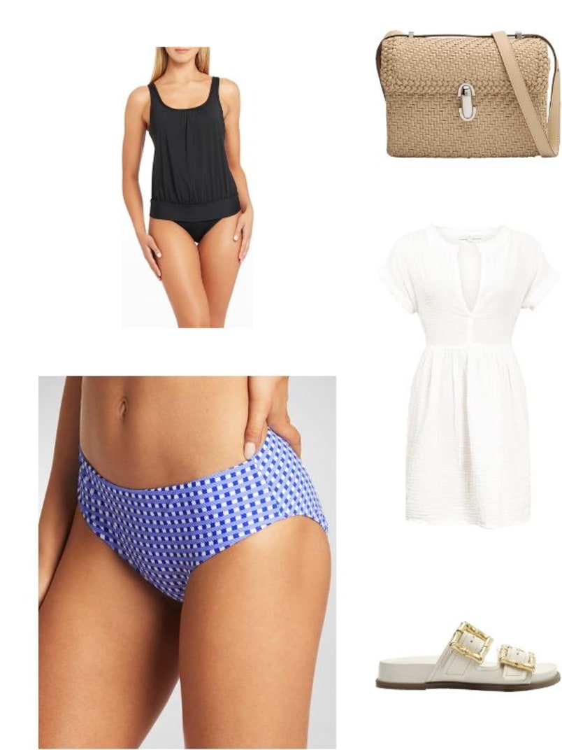 Sea Level Swim Checkmate Bikini Bottoms Neiman Marcus