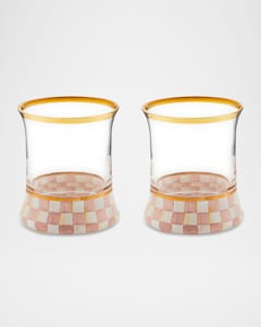 Nude Beak Glasses Set Of Neiman Marcus