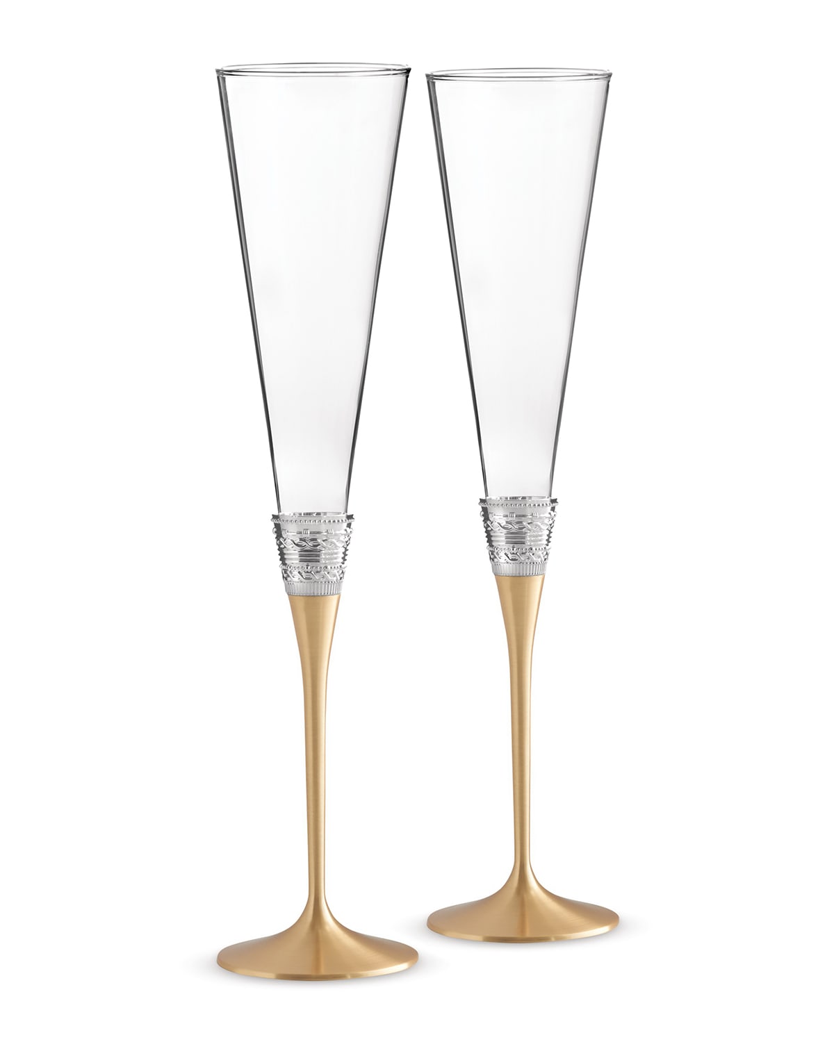 Waterford Crystal Wishes Love Romance Flutes Set Of 2 Neiman Marcus