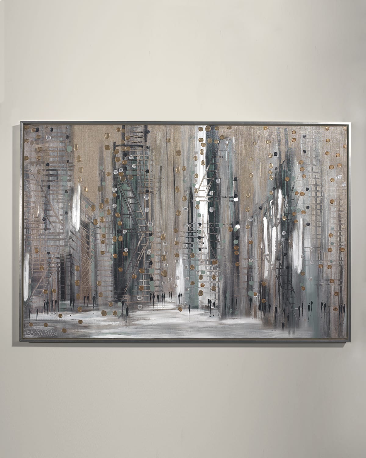 RFA Fine Art Silver Night Giclee Canvas Art By Ekaterina Ermilkina