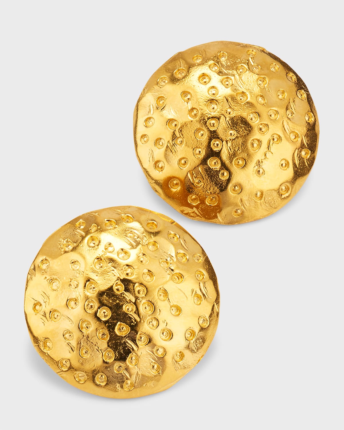 Devon Leigh K Gold Plated Teardrop Post Earrings Neiman Marcus