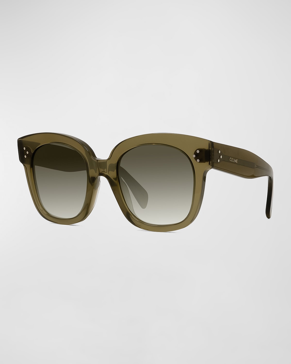 Prada Square Mirrored Acetate Sunglasses Neiman Marcus