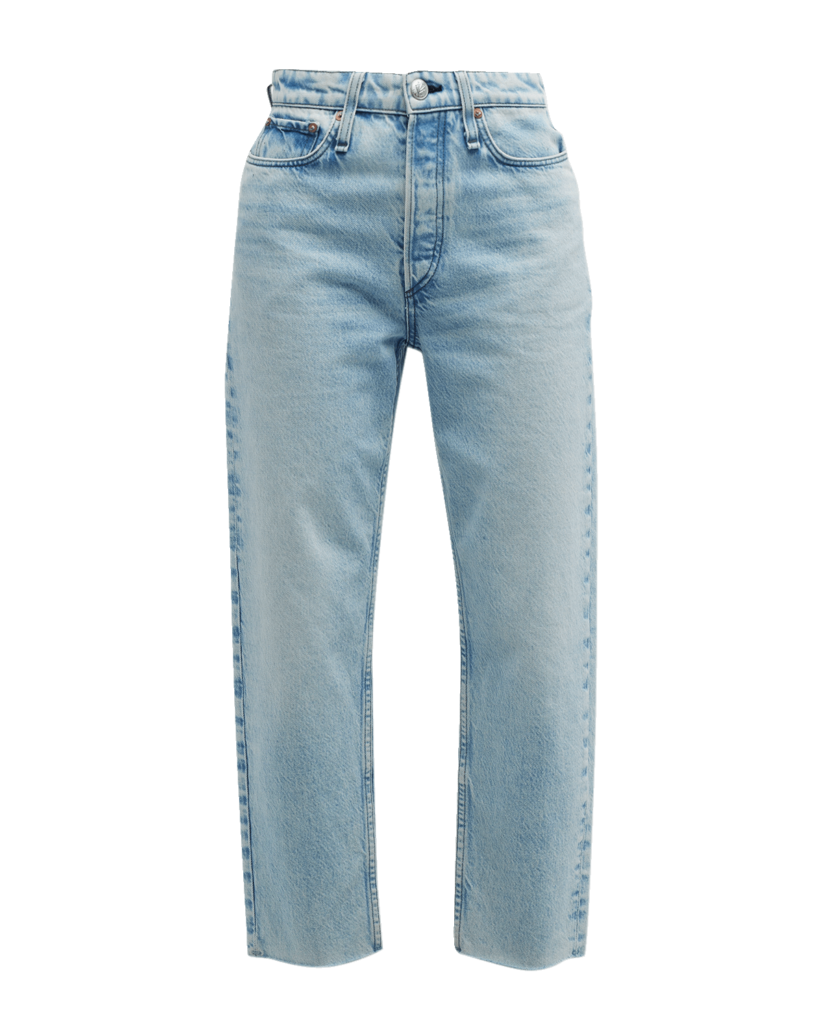 Rag Bone Harlow Mid Rise Straight Jeans Neiman Marcus