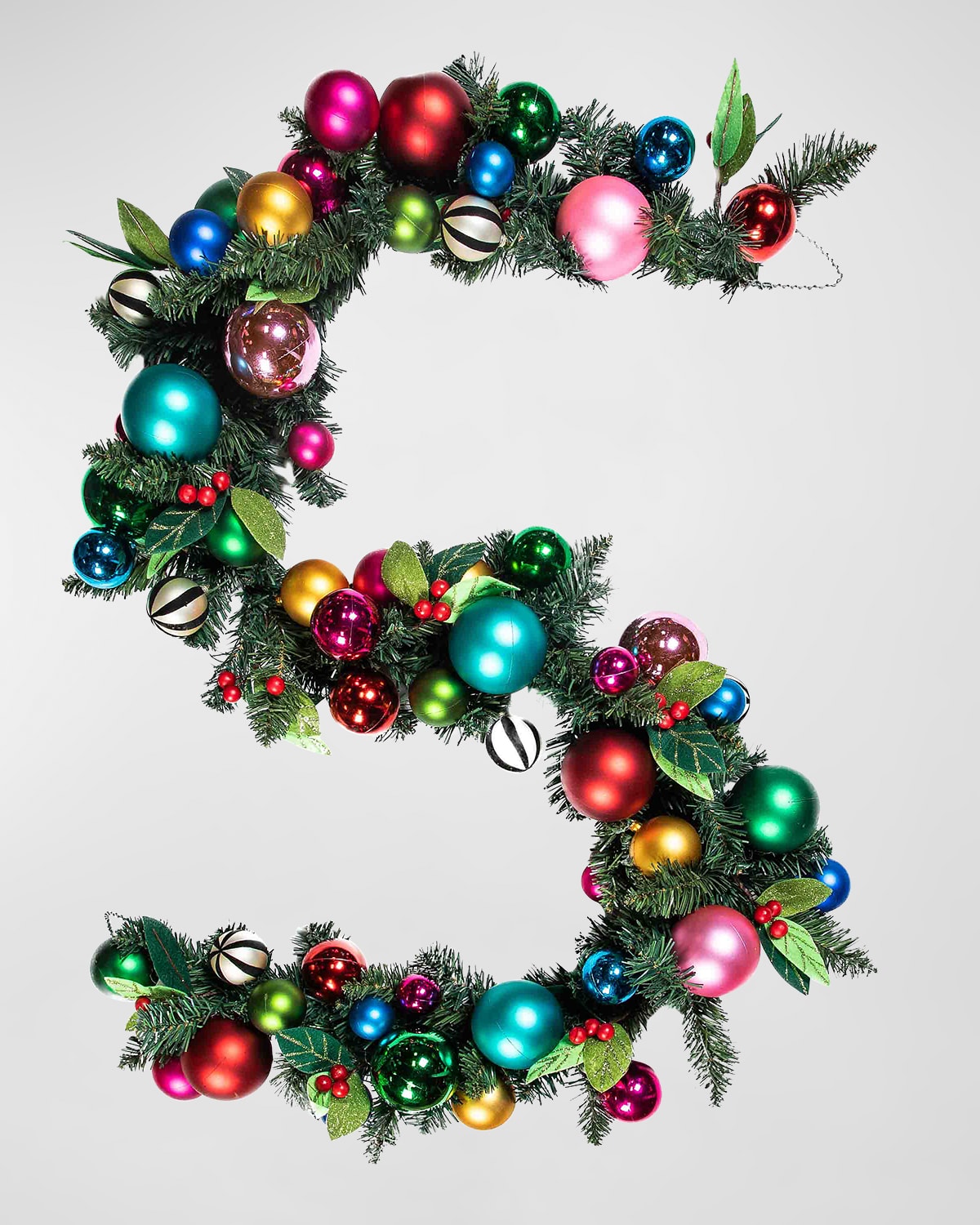 Neiman Marcus Art Deco Pre Lit Christmas Garland Neiman Marcus