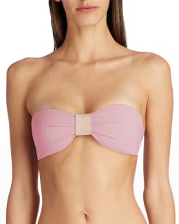 Ballet Ruched Bandeau Bikini Top And Matching Items Neiman Marcus