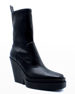 Naked Wolfe Sugar Stretch Platform Booties Neiman Marcus