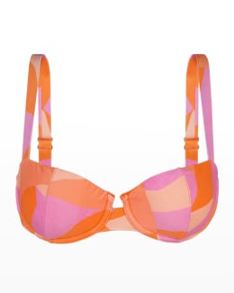 Pq Swim Perla Halter Underwire Bikini Top Neiman Marcus