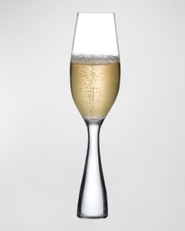 NUDE Crystal Champagne Flutes Set Of Neiman Marcus