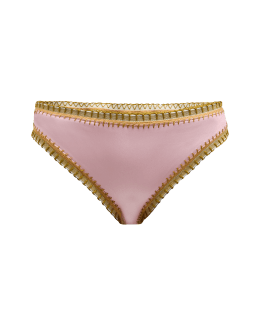 Platinum Inspired By Solange Ferrarini Crochet Trim Bikini Top Neiman
