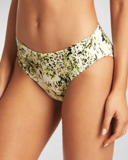 Sea Level Swim Lost Paradise Mid Rise Bikini Bottoms Neiman Marcus