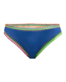 Platinum Inspired By Solange Ferrarini Crochet Trim Bikini Bottoms