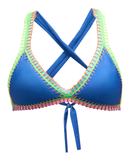 Platinum Inspired By Solange Ferrarini Crochet Trim Bikini Top Neiman Marcus