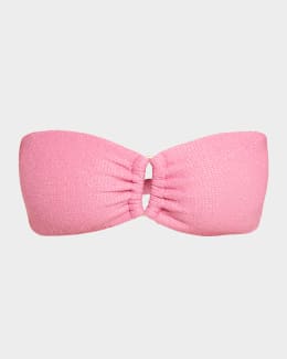 Pq Swim Isla Macrame Triangle Bikini Top Neiman Marcus