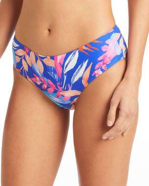 Sea Level Swim Essentials Roll Band Bikini Bottoms Neiman Marcus