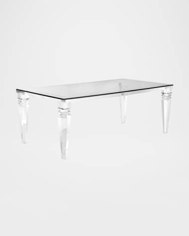 Interlude Home Christelle Acrylic Dining Table