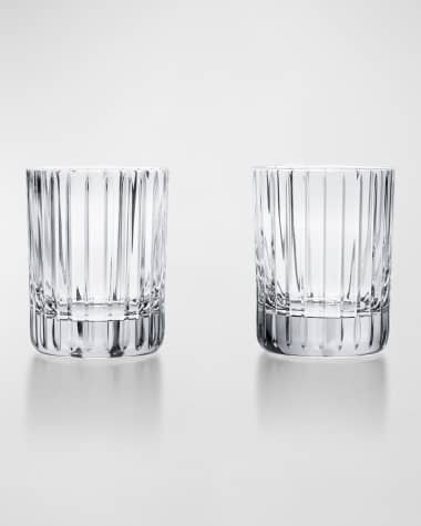 Baccarat Harmonie Crystal Triple Old Fashion Tumblers, Set of 2