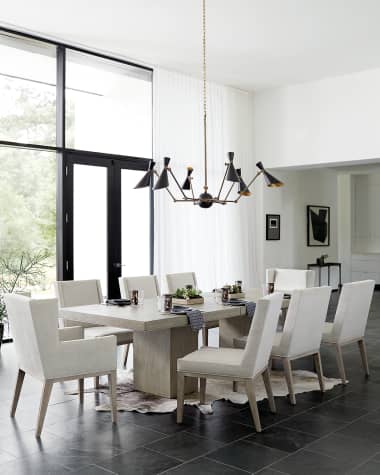Bernhardt Linea Double Pedestal Dining Table