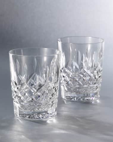Waterford Crystal Lismore Clear Double Old-Fashioneds, Set of 2