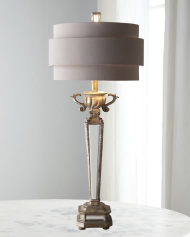 Couture Lamps Mirrored Table Lamp