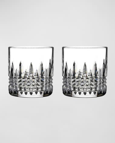 Waterford Crystal Lismore Diamond Straight Sided Tumblers 6 oz., Set of 2