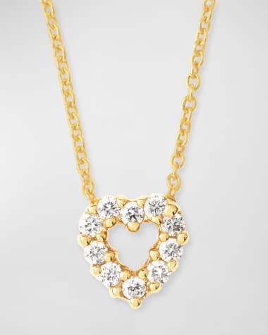 Roberto Coin Diamond Heart Pendant Necklace