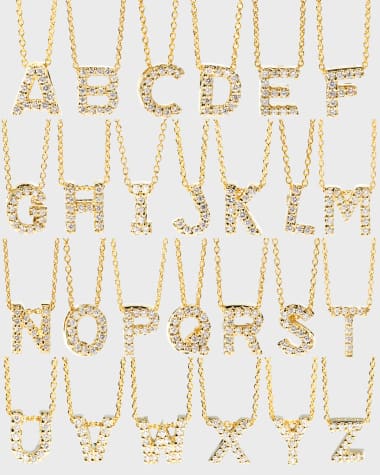 Roberto Coin Diamond Love Letter Necklace