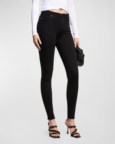 AG Jeans Farrah High-Waist Stretch-Denim Skinny Jeans