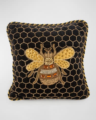MacKenzie-Childs Queen Bee Pillow