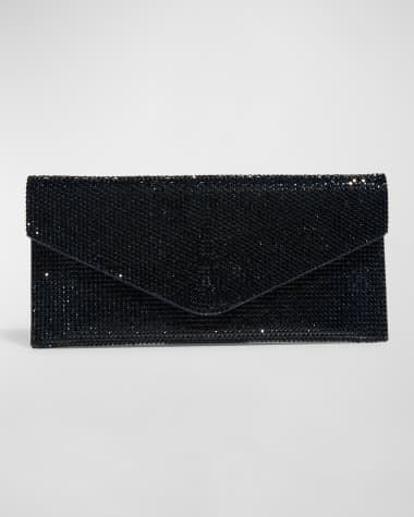 Judith Leiber Couture Envelope Beaded Clutch Bag