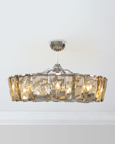 John-Richard Collection 10-Light Crystal Fandelier