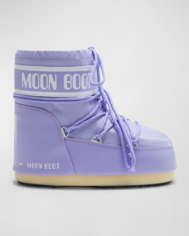 Moon Boot Classic Bicolor Lace-Up Short Snow Boots