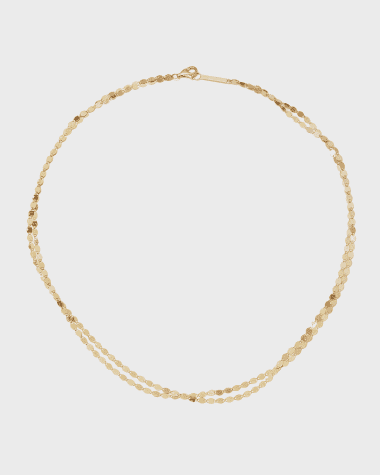 LANA Double Strand Petite Nude Choker