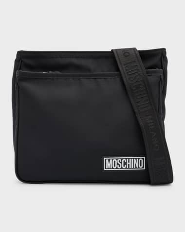 Moschino Men's Nylon Crossbody Bag