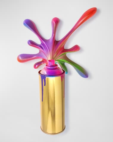 WeiBi Concept Store Rainbow Spray Splash Art Piece