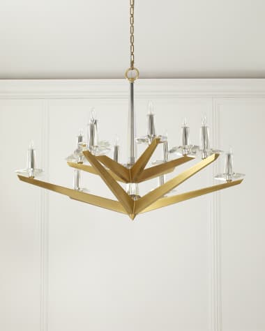 John-Richard Collection Antares 12-Light Chandelier