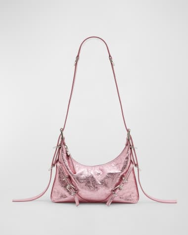 Givenchy Voyou Mini Shoulder Bag in Metallic Laminated Leather