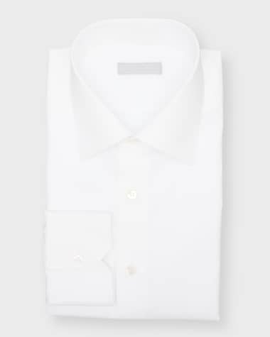 Stefano Ricci Men's Textured Cotton Dress Shirt