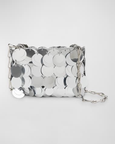 Rabanne Nano Sparkle Sequins Shoulder Bag