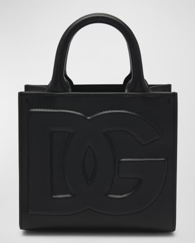 Dolce&Gabbana DG Logo Leather Top-Handle Bag