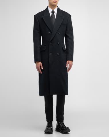 Alexander McQueen Men's Cashmere-Wool Topcoat