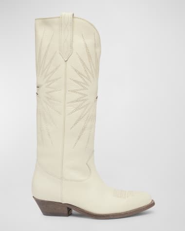 Golden Goose Wish Star Knee Leather Cowboy Boots