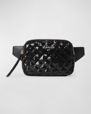 MZ WALLACE Madison Sequins Quilted Belt Bag
