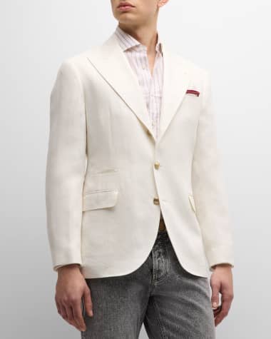 Brunello Cucinelli Men's Exclusive Linen Sport Jacket