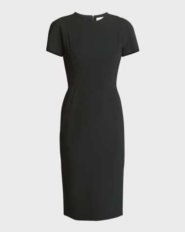 Victoria Beckham Fitted T-Shirt Sheath Dress