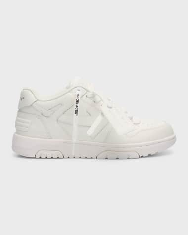 Off-White Men's Out Of Office Tonal Leather Low-Top Sneakers