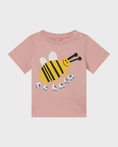 Stella McCartney Kids Girl's Bumblebee Printed Short-Sleeve Tee, Size 12M-36M