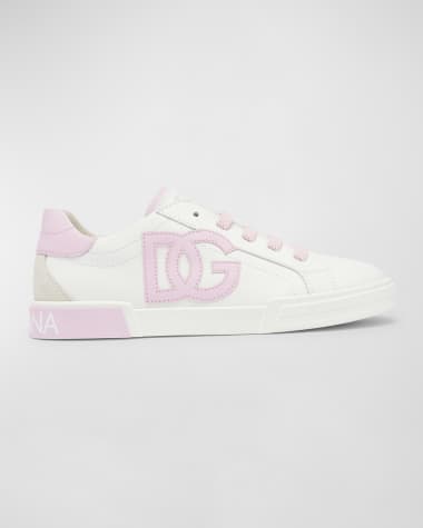 Dolce&Gabbana Kid's Portofino Low-Top Sneakers, Kids