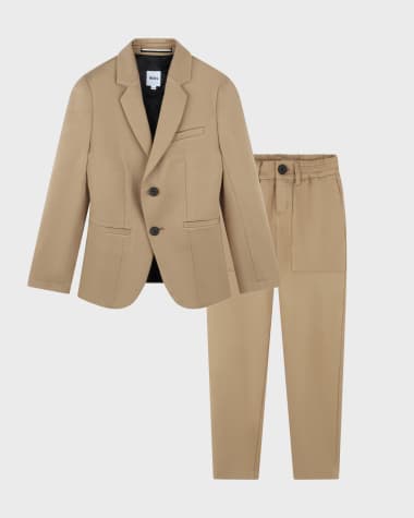 BOSS Boy's Milano Two-Piece Suit, Size 4-16