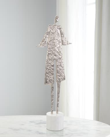 John-Richard Collection Posing Silhouette Sculpture on Marble